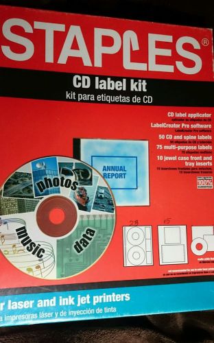 CD Label Kit 21 Case Labels sheets 51 sheets CD labels sheets mixed lot on BRAND