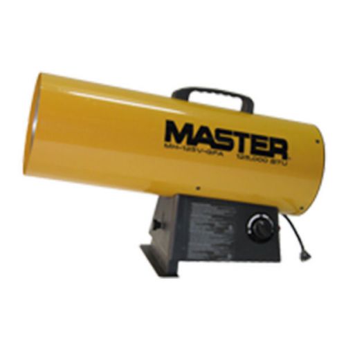 Master 125,000 btu lp forced air heater variable output mh-125v-gfa-a for sale