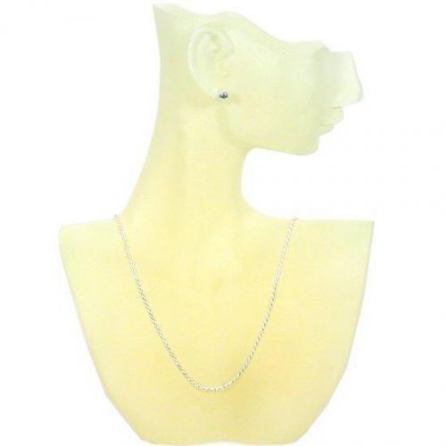 Yellow Frosted Polystyrene Necklace &amp; Earring Display