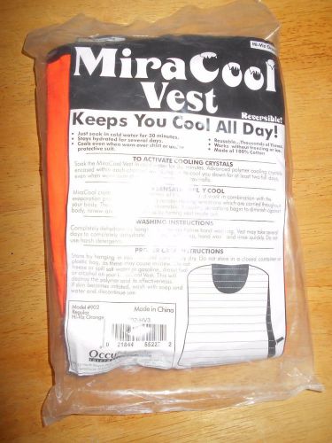 OccuNomix MiraCool® Reversible Vest, Regular model #902 Hi-Viz Orange