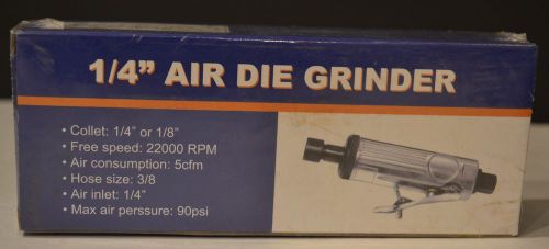 1/4&#034; Air Die Grinder Collet 1/4&#034; or 1/8&#034; 22000 RPM 5cfm 3/8 Hose 90psi