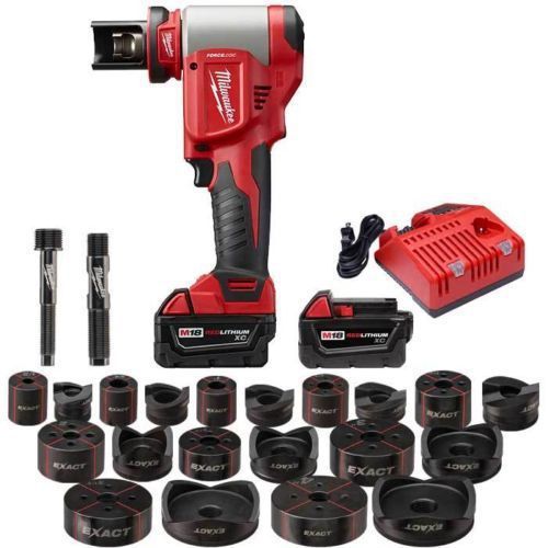 NEW MILWAUKEE TOOL 2676-23 M18 FORGELOGIC 18 VOLT 1/2&#034; TO 4&#034; KNOCKOUT TOOL KIT