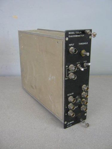 EG&amp;G Model T101/N Discriminator NIM Bin Crate Module