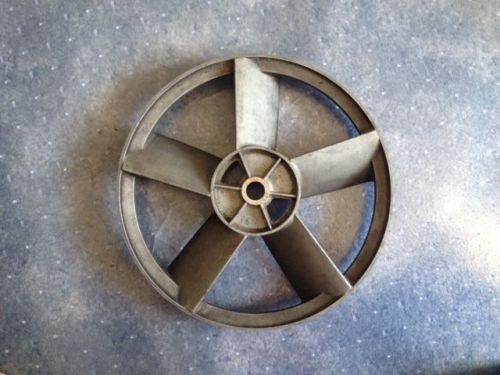 V belt pulley - 11&#034; diameter - 3/4&#034; bore - 5 spoke/fan blades - aluminum - 3 hp for sale