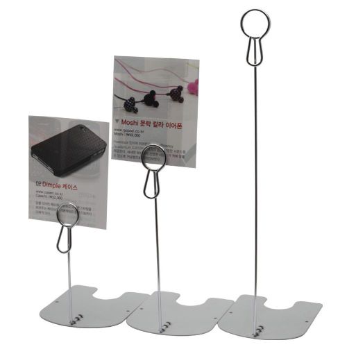 3pcs L Type Table Number Clip Stand Holder Name Place Card Memo Menu Display