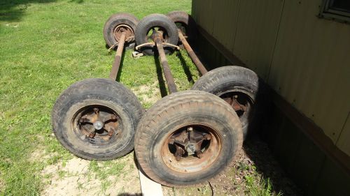 Mobile home axles