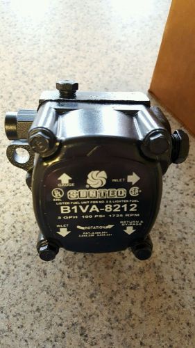 Suntec B1VA-8212, Two Stage Oil Pump (1725 RPM), Strainer &amp; Nozzle Rating at 100
