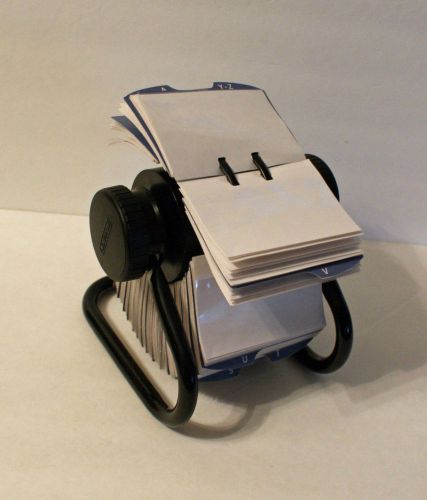 Rolodex card rotary business card file open for sale