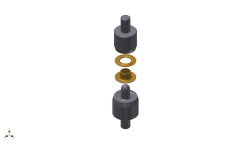 Professional grommet die set, size #1 (5/16&#034; id) for sale