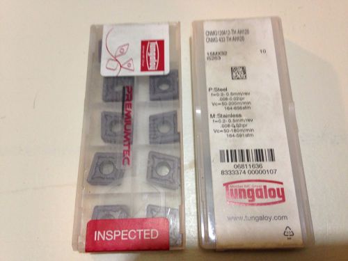 14 NEW TUNGALOY CARBIDE INSERTS CNMG120412-TH