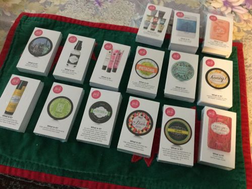 Perfectly Posh 15 product information cards assorted seller set NIP sealed