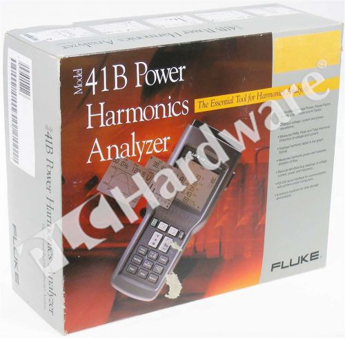 Fluke 41B Digital Power Harmonics Analyzer Meter