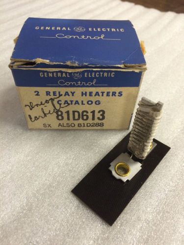 General Electric Relay Heaters 81D613 Lot Of 2 (13E)