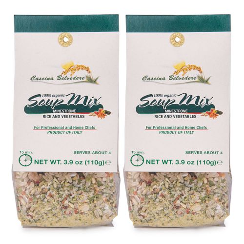 Minestrone Soup Mix Rice and Vegetables - Pack of 2
