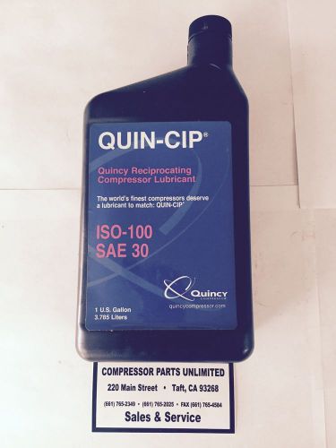 QUINCY QUIN-CIP, 1 QUART, AIR COMPRESSOR OIL.
