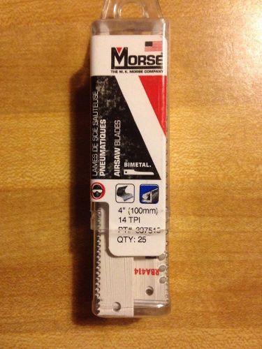 Morse Bi Metal Air saw Blades (25 Pack) 14TPI 4&#034; Lengt