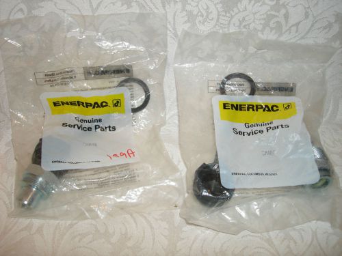 ENERPAC Hydraulic Hose Couplers CR400 &amp; CH604 W/ Dust Caps NEW
