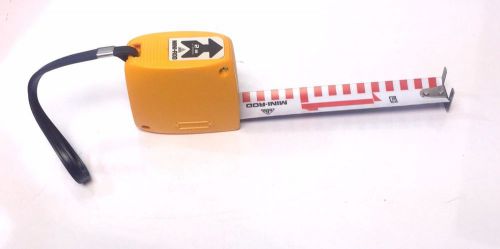 KDS Measure W-2002RD Mini Rod White Tape 2m Rod + 2m Pole