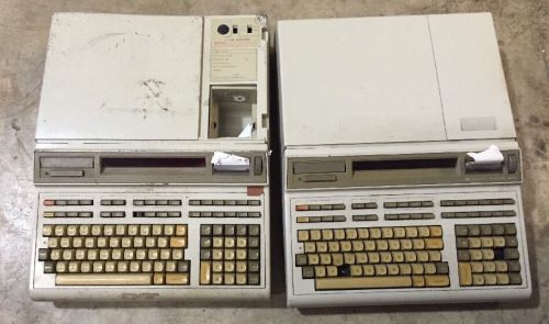Lot 2 Vintage HP 9825A &amp; 9825B Calculators 98212A 98210A Cartridges Plotter