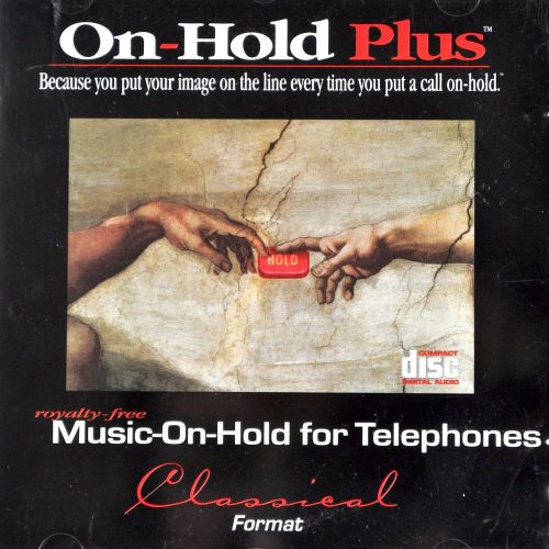 On Hold Plus Classical Format MOH CD Phone Office Admin Messages + Music 1997