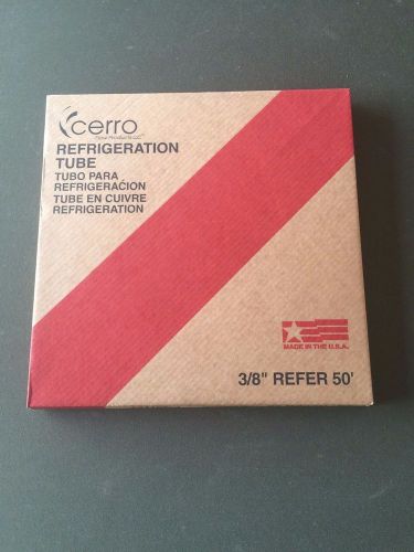 Refrigeration copper tubing 3/8 50ft