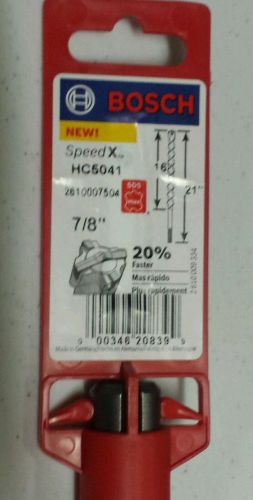 Bosch Tools 7/8&#034; x 21&#034; SDS-max SpeedX Rotary Hammer Bit HC5041 BRAND NEW LQQK
