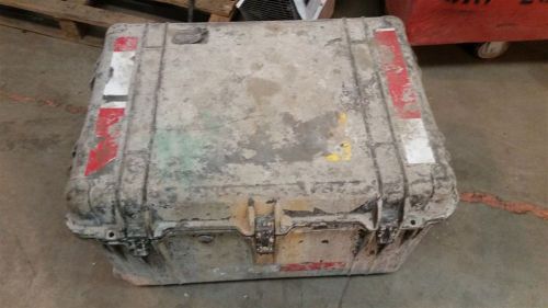 Pelican 1660 Case with Foam, USED, COVERED IN PAINT,  SEALS STILL GOOD
