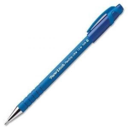 Paper Mate Flexgrip Ultra Stick Medium Point Ballpoint Blue Ink Pens Case of 36