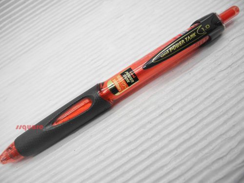 Uni-Ball SN-200PT Power Tank 1.0mm Medium Retractable Ballpoint Ball Pen, Red