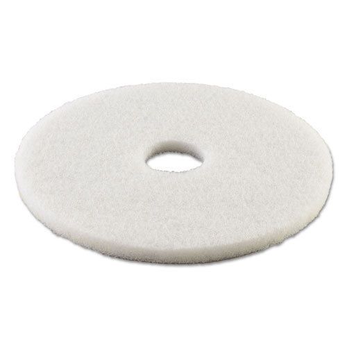 &#034;standard 13-inch diameter polishing floor pads, white&#034; for sale