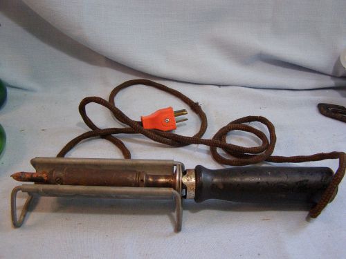 Vintage AMERICAN BEAUTY Soldering Iron with Stand - Works!  Stained Glass tool