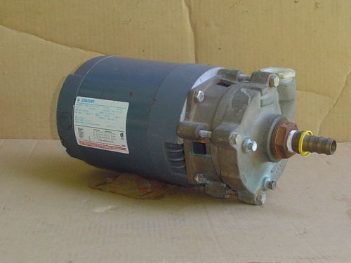 Brass PUMP w Century 3 phase 1.5hp 3450 rpm 220 460 volt electric motor tool USA