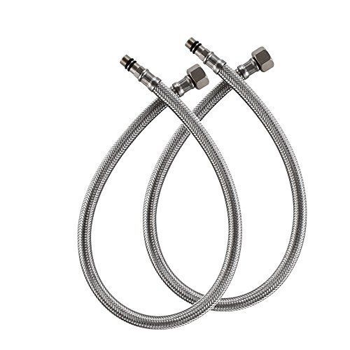 Kes KES IUS1016-P2 Faucet Connector, Braided Stainless Steel Supply Hose