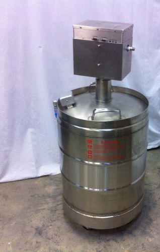 Cryofab CFL-50 liquid nitrogen pressure vessel dewar, TA Instrument controller
