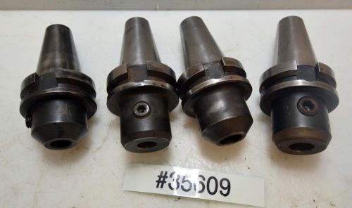 Lot of four bt40 tool holders nikken, parlec, sandvik (inv.35609) for sale
