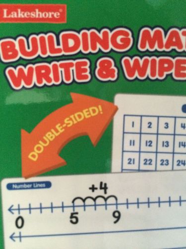 Lakeshore Learning Kindergarten 1 2 grade Wipe off Math Mats New!  Home school