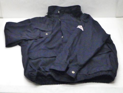 Bulwark bomber jacket 2xl flame resistant 30&#034; l navy insulated jnj8nv rg/xxl 2w for sale
