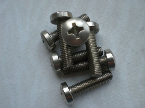 Set of 7 metric pan head phillips machine  screws  m10 - 1.5 x 40 mm. new . for sale
