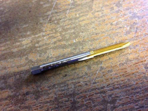 5-40 GH2 HIGH SPEED STEEL 2 FLUTE TiN COATED SPIRAL POINT PLUG TAP