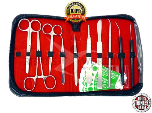 Dissecting dissection 10 pc kit set anatomy medical student stainless steel for sale