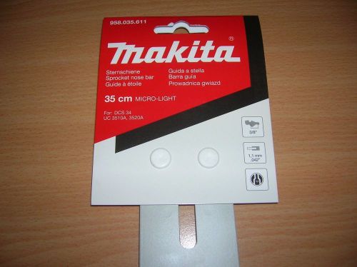 NEW Makita 958035611 SAW Sprocket nose bar for Saw DCS34 UC3510A UC3520A