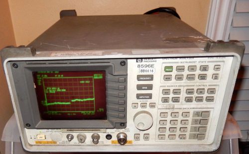 HP Agilent 8596E Microwave Spectrum Analyzer Lots of Opt&#039;s 021,053,101,105 &amp;140