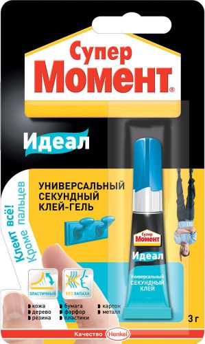 Instant Super Glue Gel &#034;MOMENT IDEAL&#034; 3g Possibility of correction