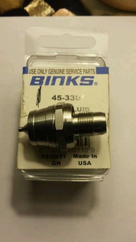 Binks 45-3301. -33ss fluid nozzle ( tip)  new open box  great cost.