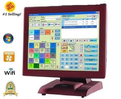 New! core i5 super fast pos! 128g ssd restaurant bar retail pos system for sale