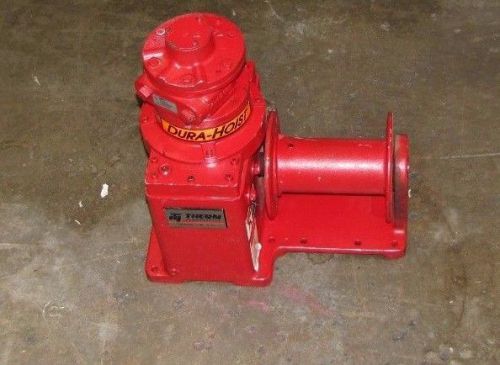 Thern 4771pn 2000 lb cap 22 fpm max helical worm gear power pneumatic winch new for sale