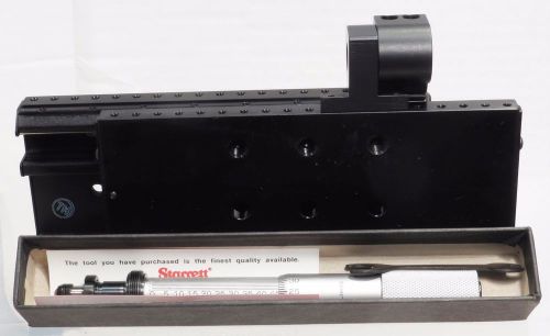 New Newport 441 Linear Ball-Bearing Stage Slide + Starett 50mm Micrometer