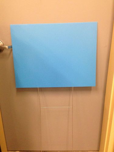 2 pack light blue corrugated blank sign sheet 4mm x 48&#034; x24&#034; horizontal signs for sale