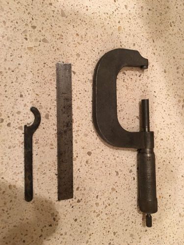 Vintage unknown manuf. micrometer caliper for sale
