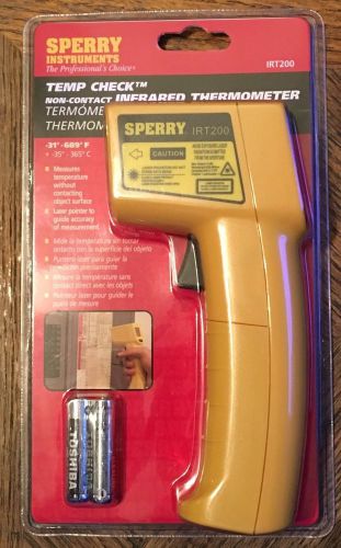 BRAND NEW SEALED Sperry Instruments Non-Contact Infrared Thermometer IRT200
